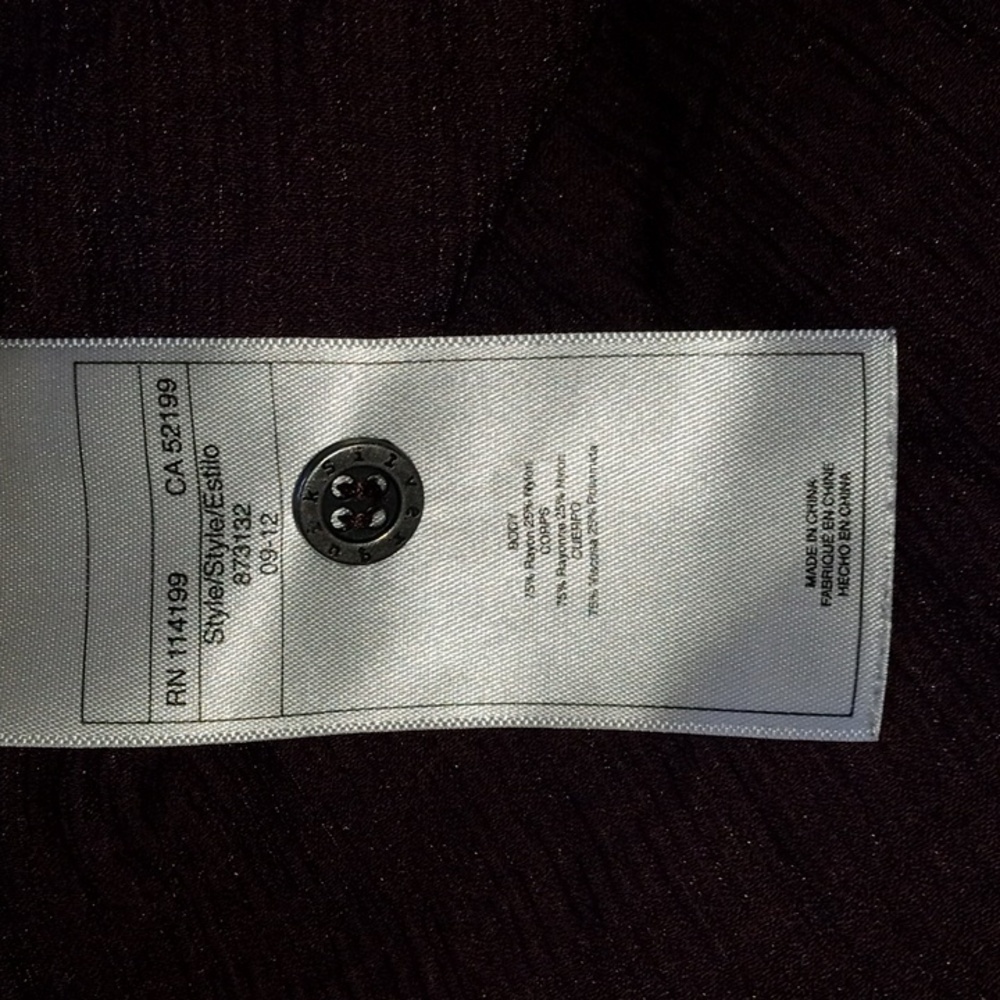 QSW Quicksilver button down blouse - Picture 5 of 6